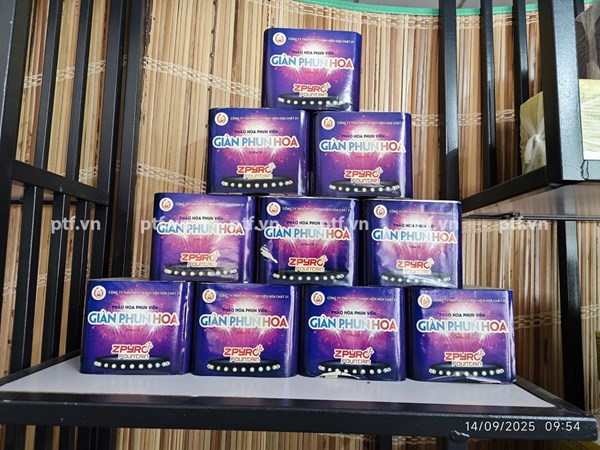 Giàn Phun Hoa - Pháo Hoa Bộ Quốc Phòng