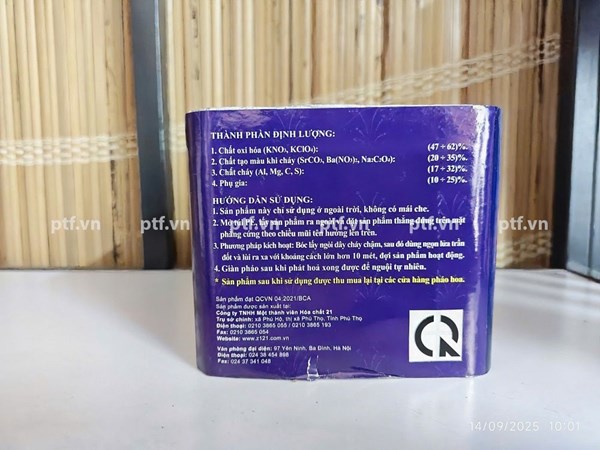 Giàn Phun Hoa - Pháo Hoa Bộ Quốc Phòng